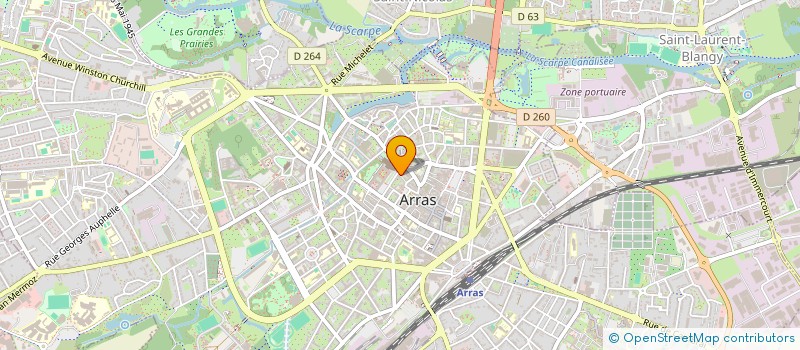localisation de l'entreprise SCI PAUL à ARRAS