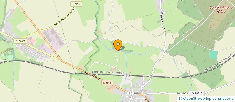 localisation de l'entreprise SCI PAUL  BAZUEL