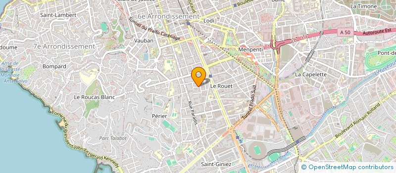 localisation de l'entreprise SCI PAUL à MARSEILLE