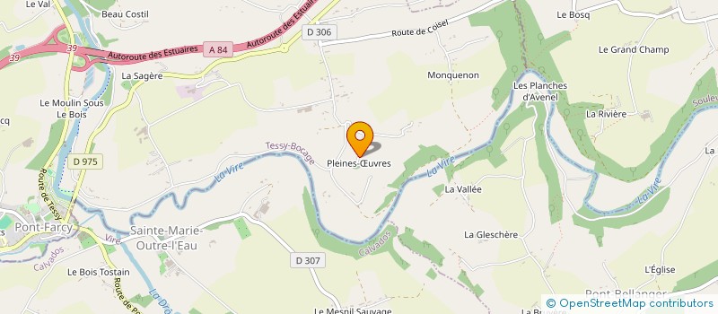 localisation de l'entreprise SCI PAUL  TESSY-BOCAGE