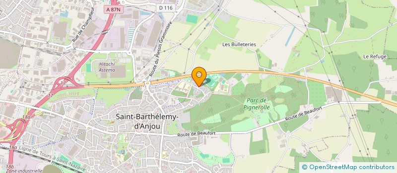 localisation de l'entreprise SCI PAUL  SAINT-BARTHELEMY-D'ANJOU