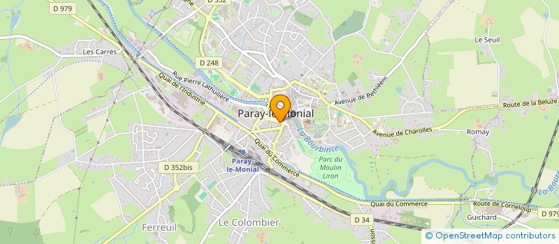 localisation de l'entreprise SCI PAUL ALEXIS  PARAY-LE-MONIAL