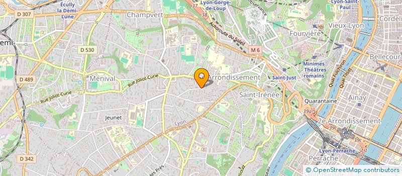 localisation de l'entreprise SCI PAUL-ANDRE  LYON