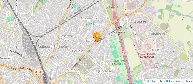 localisation de l'entreprise SCI PAUL ANTOINE à TOULOUSE