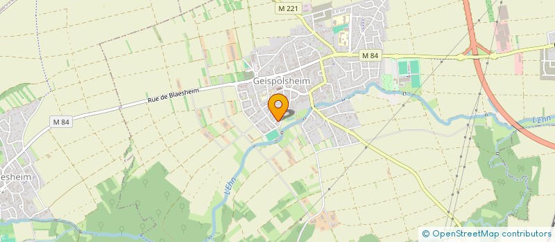 localisation de l'entreprise SCI PAUL ANTZ  GEISPOLSHEIM