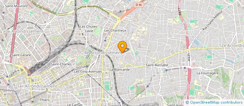 localisation de l'entreprise SCI PAUL BERNARD à MARSEILLE