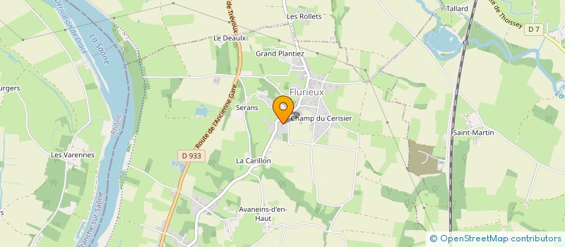 localisation de l'entreprise SCI PAUL BERT 158  MOGNENEINS