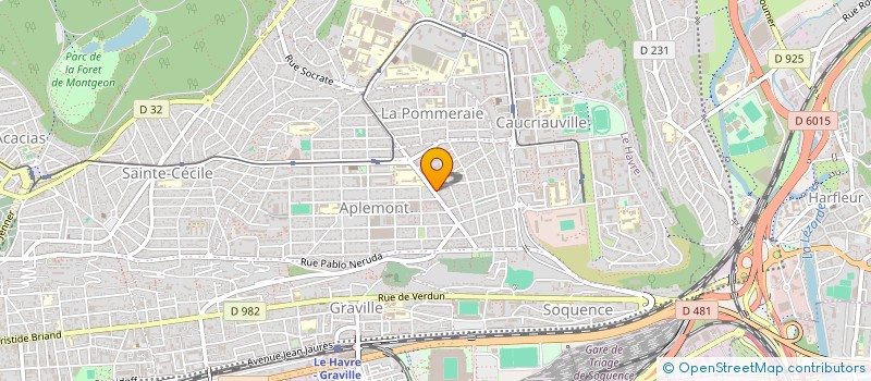 localisation de l'entreprise SCI PAUL BERT à LE HAVRE