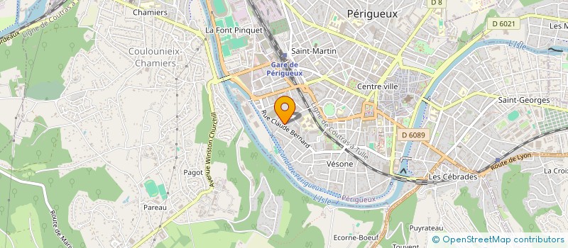 localisation de l'entreprise SCI PAUL BERT à PERIGUEUX