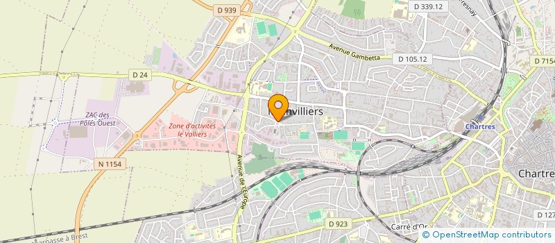 localisation de l'entreprise SCI PAUL BERT à MAINVILLIERS