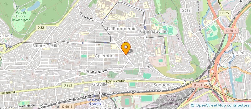 localisation de l'entreprise SCI PAUL BERT à LE HAVRE