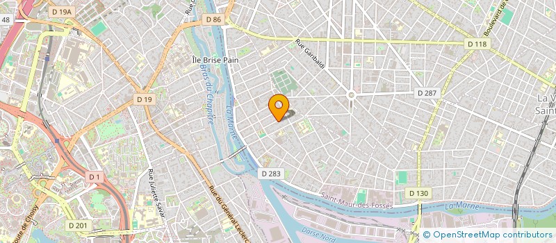 localisation de l'entreprise SCI PAUL BERT à SAINT-MAUR-DES-FOSSES