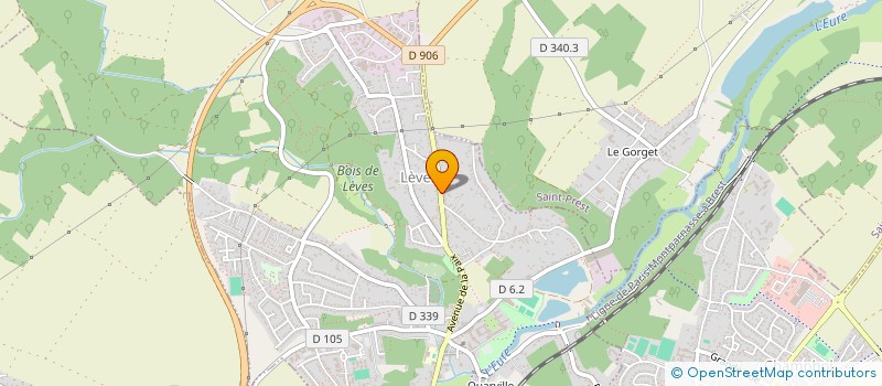 localisation de l'entreprise SCI PAUL BERT  LEVES