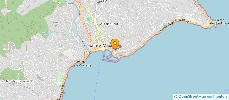 localisation de l'entreprise SCI PAUL BERT à SAINTE-MAXIME