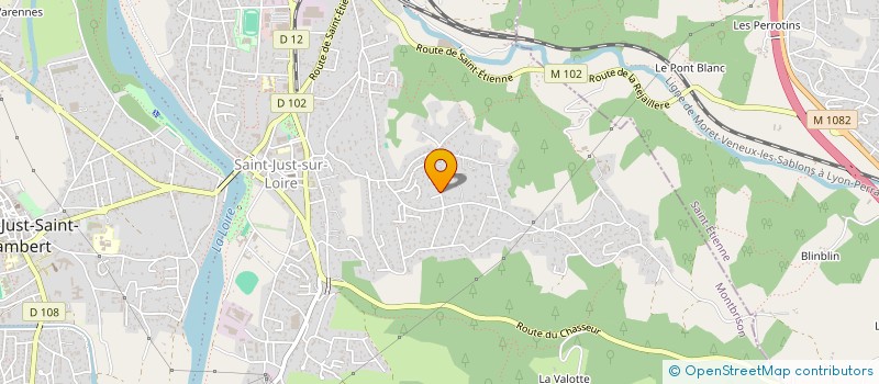 localisation de l'entreprise SCI PAUL BERTRAND  SAINT-JUST-SAINT-RAMBERT