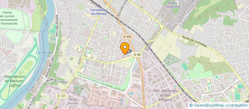 localisation de l'entreprise SCI PAUL BOURGET  CORMEILLES-EN-PARISIS