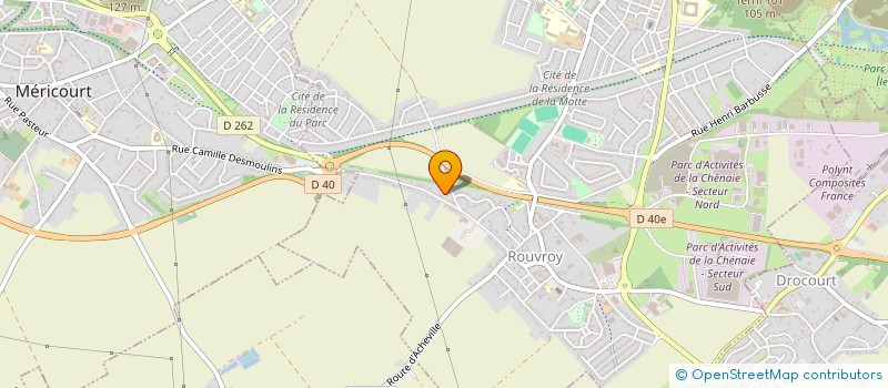 localisation de l'entreprise SCI PAUL DANIELLE MORTREUX POUTRE  ROUVROY