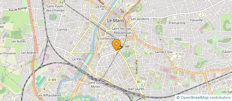 localisation de l'entreprise SCI PAUL DOUMER à LE MANS