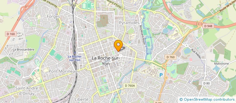 localisation de l'entreprise SCI PAUL DOUMER  LA ROCHE-SUR-YON