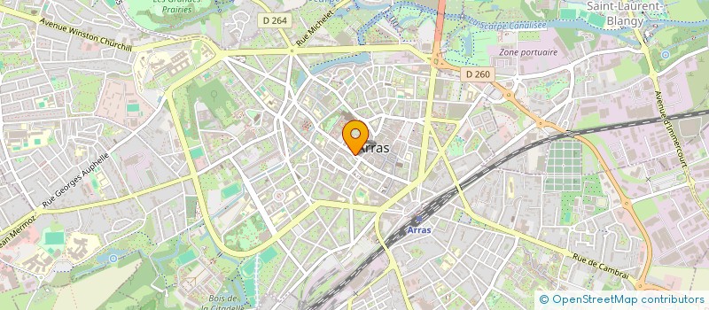 localisation de l'entreprise SCI PAUL DOUMER à ARRAS