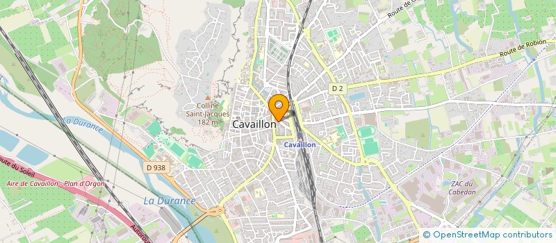 localisation de l'entreprise SCI PAUL DOUMER  CAVAILLON