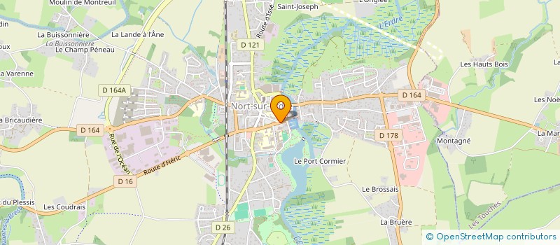 localisation de l'entreprise SCI PAUL DOUMER  NORT-SUR-ERDRE