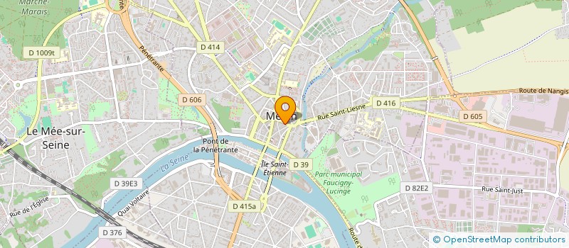 localisation de l'entreprise SCI PAUL DOUMER  MELUN