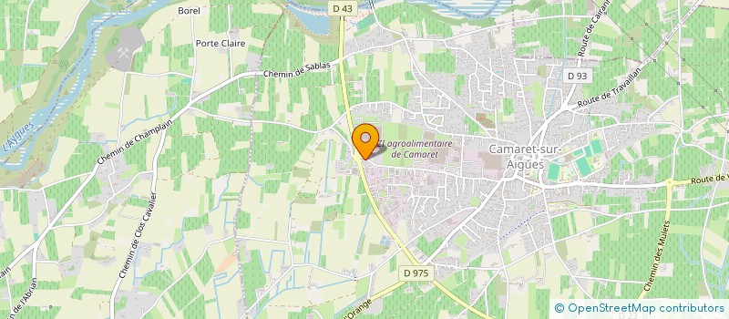 localisation de l'entreprise SCI PAUL ET EMMA  CAMARET-SUR-AIGUES