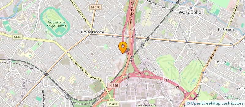 localisation de l'entreprise SCI PAUL ET GABRIELLE à VILLENEUVE-D'ASCQ