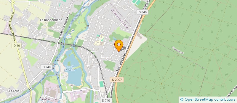 localisation de l'entreprise SCI PAUL ET LOUIS  CHALETTE-SUR-LOING
