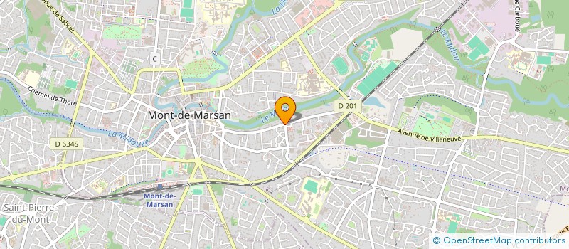 localisation de l'entreprise SCI PAUL ET MARTHE  MONT-DE-MARSAN