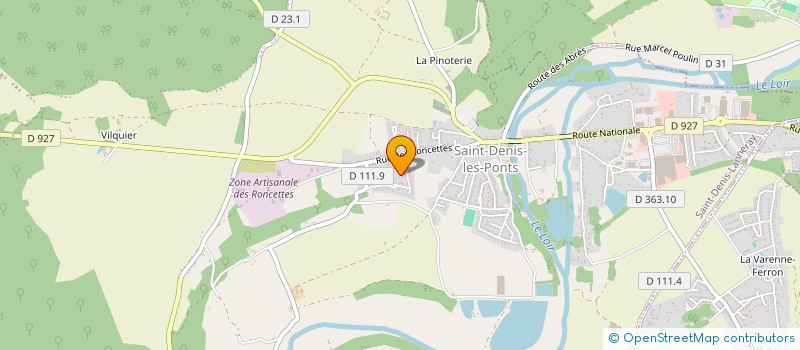localisation de l'entreprise SCI PAUL ET SIMON à SAINT-DENIS-LANNERAY