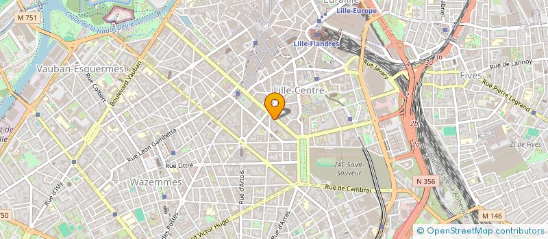 localisation de l'entreprise SCI PAUL ET VICTOR à LILLE