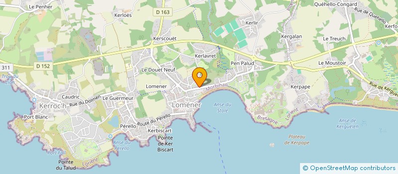 localisation de l'entreprise SCI PAUL FONTAINE à PLOEMEUR