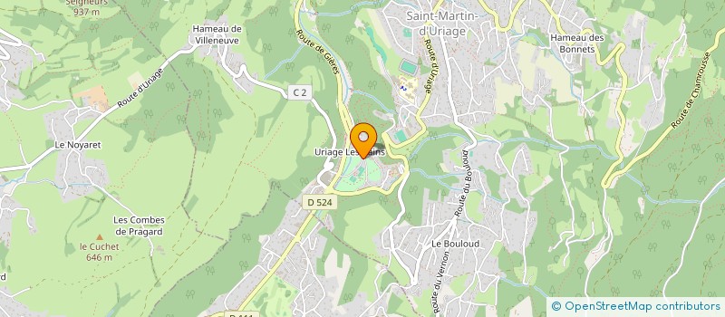 localisation de l'entreprise SCI PAUL-G  SAINT-MARTIN-D'URIAGE