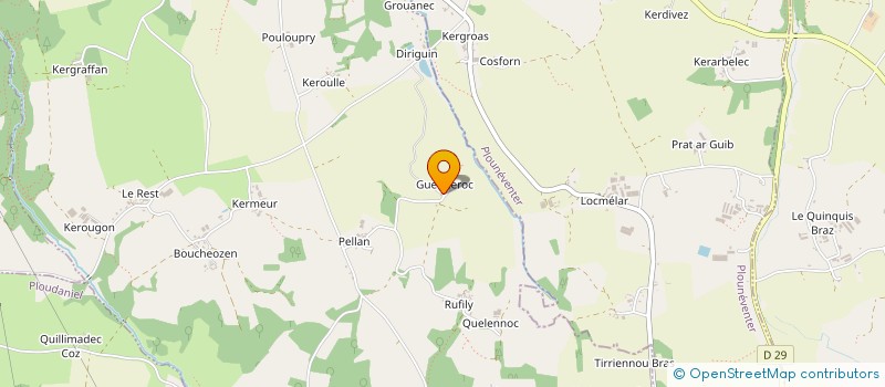 localisation de l'entreprise SCI PAUL GAUGUIN  SAINT-MEEN