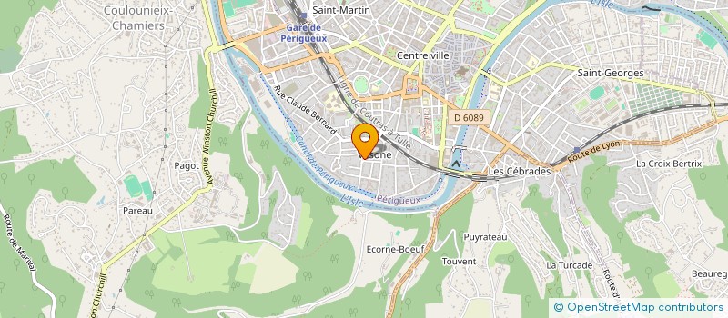 localisation de l'entreprise SCI PAUL HENRI à PERIGUEUX