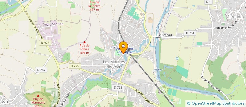 localisation de l'entreprise SCI PAUL JAUBERT  LES MARTRES-DE-VEYRE