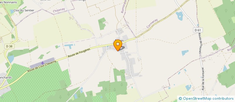 localisation de l'entreprise SCI PAUL LOUIS MAXIME  LE CONTROIS-EN-SOLOGNE