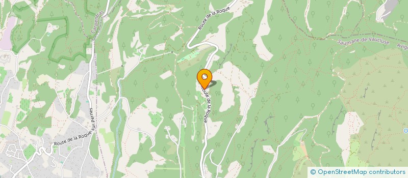 localisation de l'entreprise SCI PAUL LUB'  SAUMANE-DE-VAUCLUSE