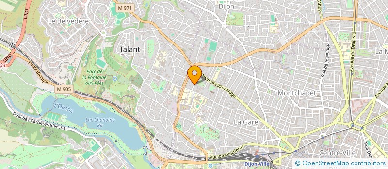 localisation de l'entreprise SCI PAUL MART à DIJON