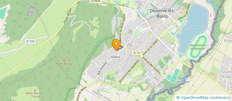 localisation de l'entreprise SCI PAUL MARYSE BORTOLOTTI à DIVONNE-LES-BAINS