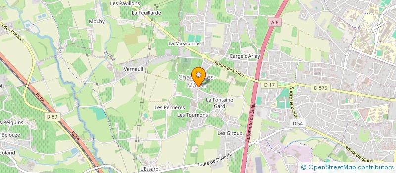 localisation de l'entreprise SCI PAUL-NATT à CHARNAY-LES-MACON