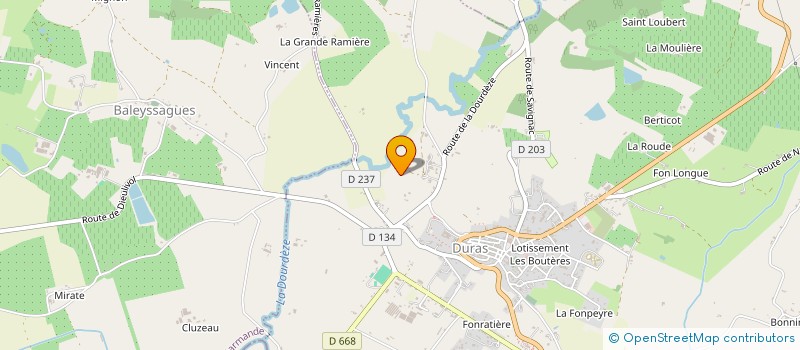 localisation de l'entreprise SCI PAUL PERSIL J.P.M  DURAS