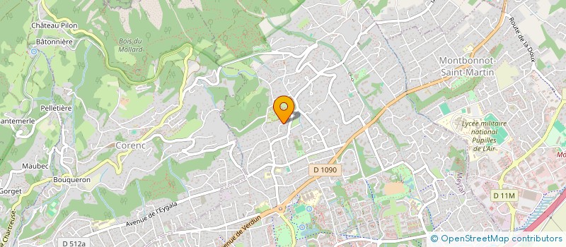 localisation de l'entreprise SCI PAUL RANDET  MEYLAN