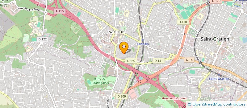 localisation de l'entreprise SCI PAUL SANNOIS  SANNOIS