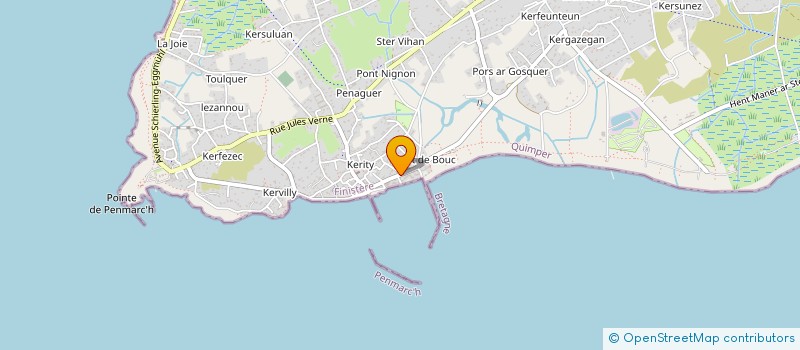 localisation de l'entreprise SCI PAUL SCEO  PENMARCH