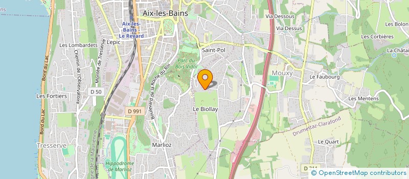 localisation de l'entreprise SCI PAUL VERLAINE  MOUXY