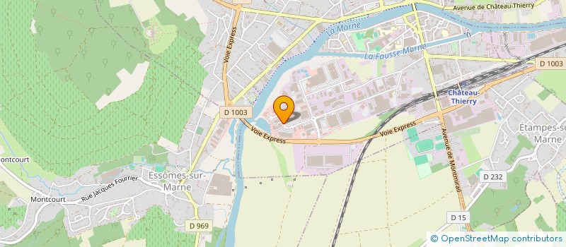 localisation de l'entreprise SCI PAULA  CHATEAU-THIERRY