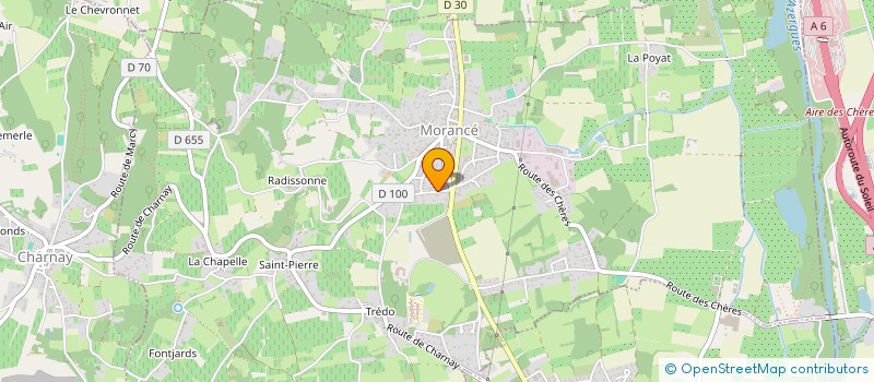 localisation de l'entreprise SCI PAULA  MORANCE